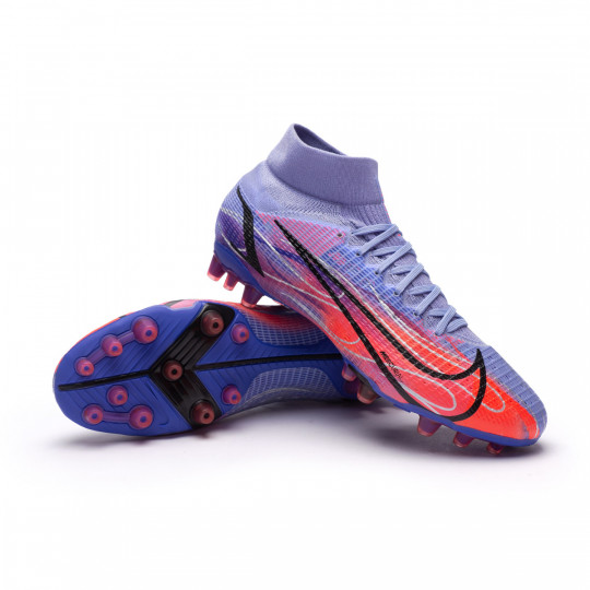 Nike Chaussures Football Mercurial Superfly VIII Pro KM AG Bleu