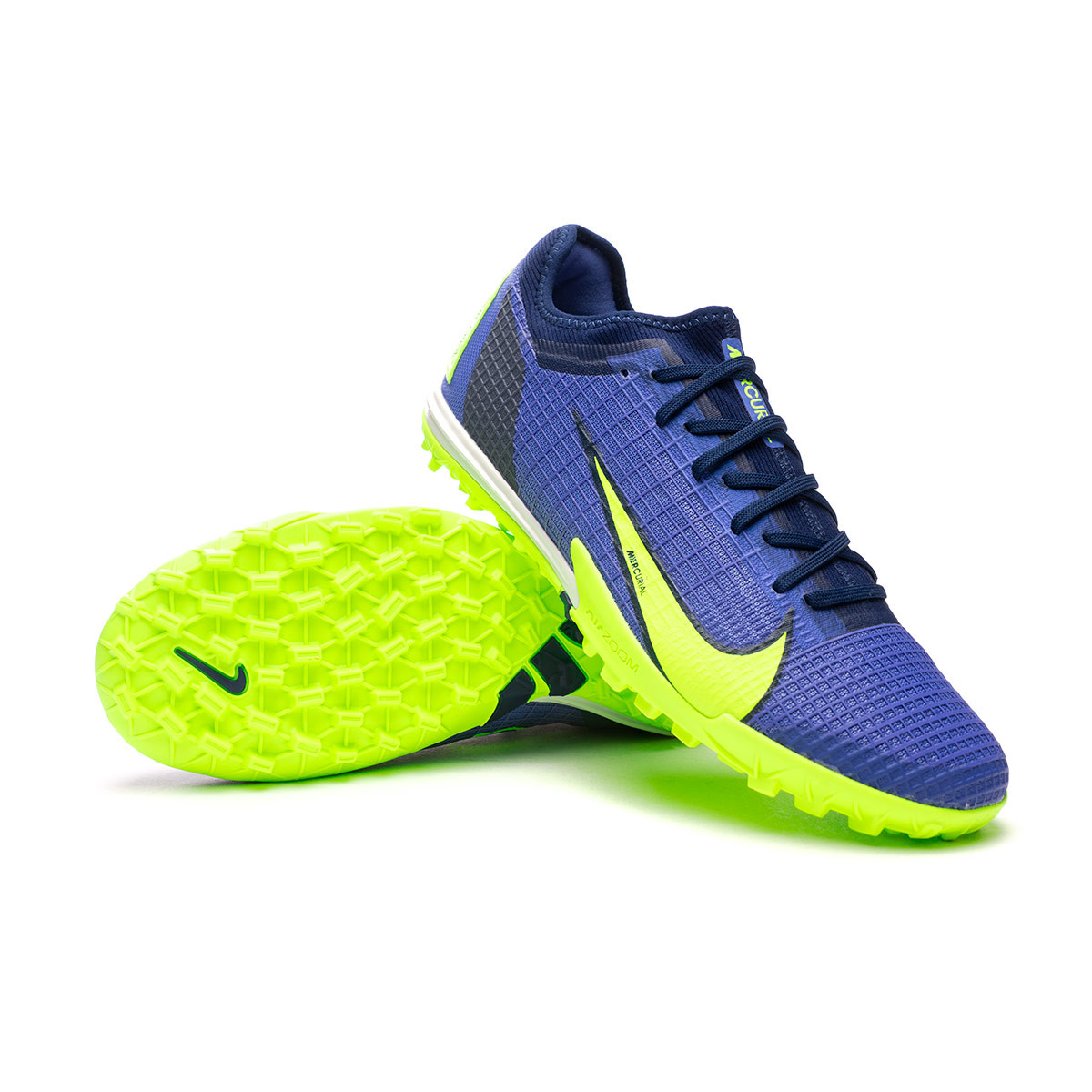 de fútbol Nike Zoom Mercurial Vapor 14 Pro Turf Sapphire-Volt-Blue Void - Fútbol