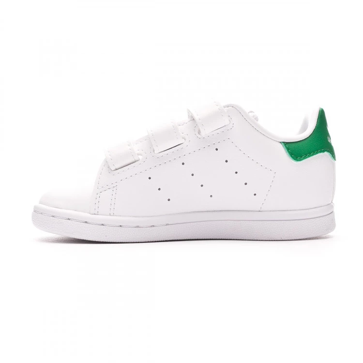 Tenis adidas Stan Smith Infantil Nino White White Green Futbol Emotion