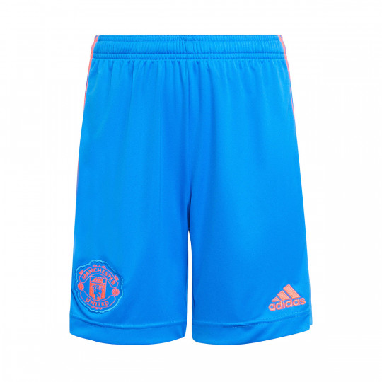 blue adidas football shorts