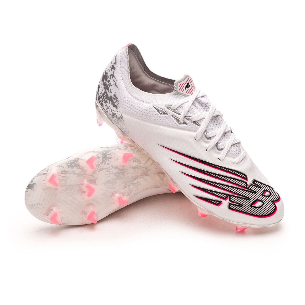 Bota de fútbol Balance Furon Pro FG White-Alpha Pink -