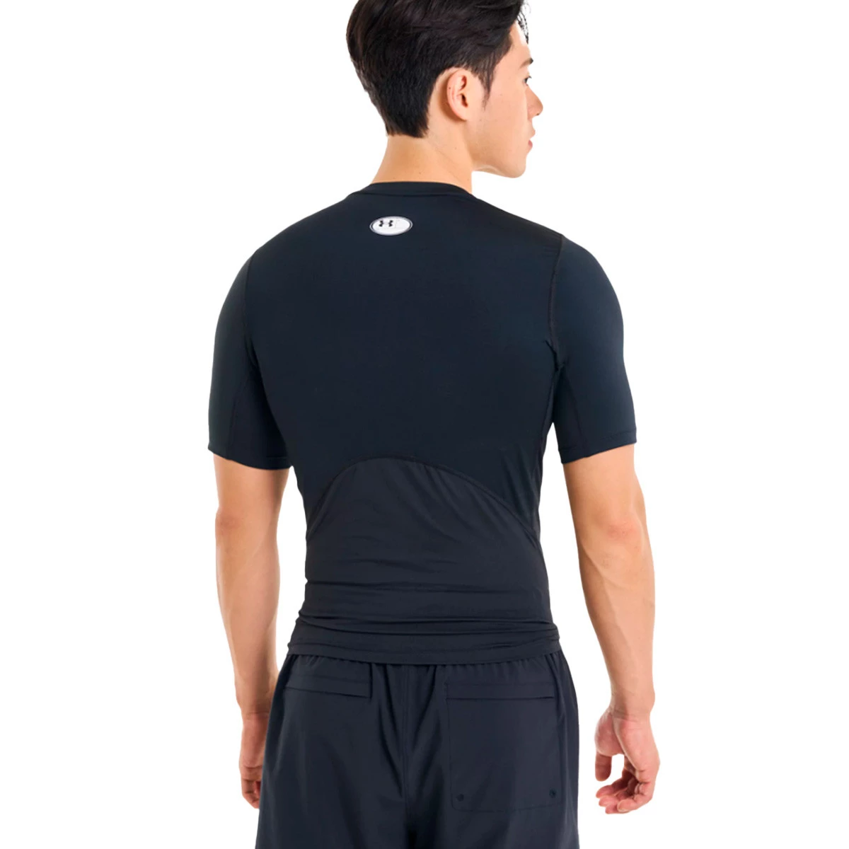 Camiseta Under Armour HeatGear Compression Black-White - Fútbol Emotion