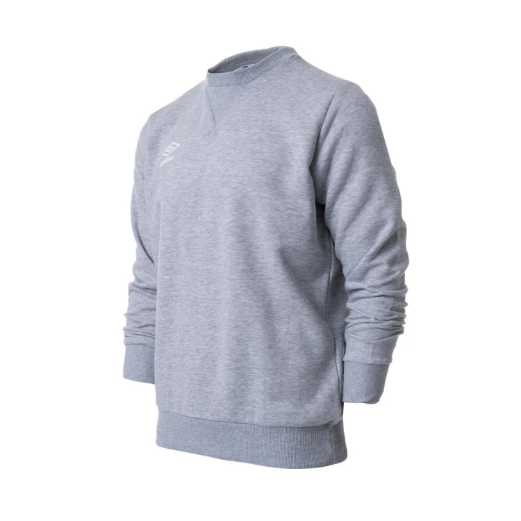 sudadera-umbro-fleece-small-logo-sweat-grey-marl-white-3