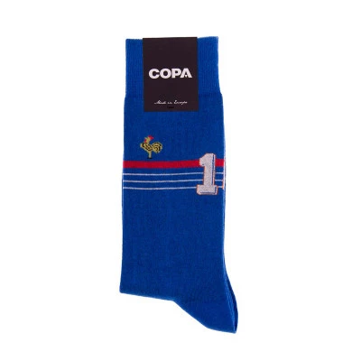 (1 Par) Francia 1998 Retro (Talla única 40-46) Socks