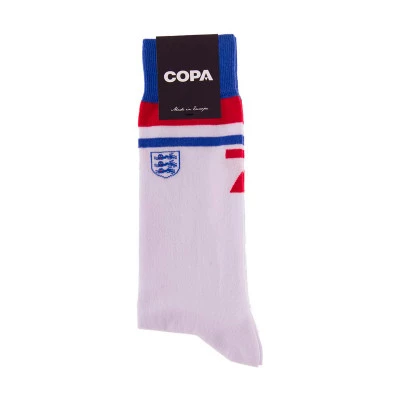 (1 Par) Inglaterra1980 Retro (Talla única 40-46) Socks