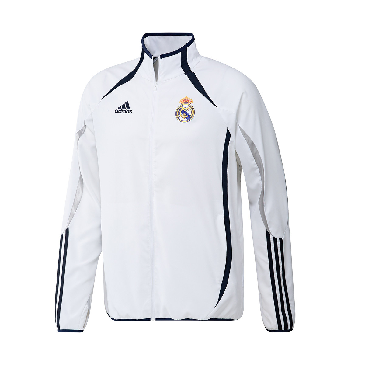 clase fusión evitar Chaqueta adidas Real Madrid CF Fanswear 2021-2022 White - Fútbol Emotion