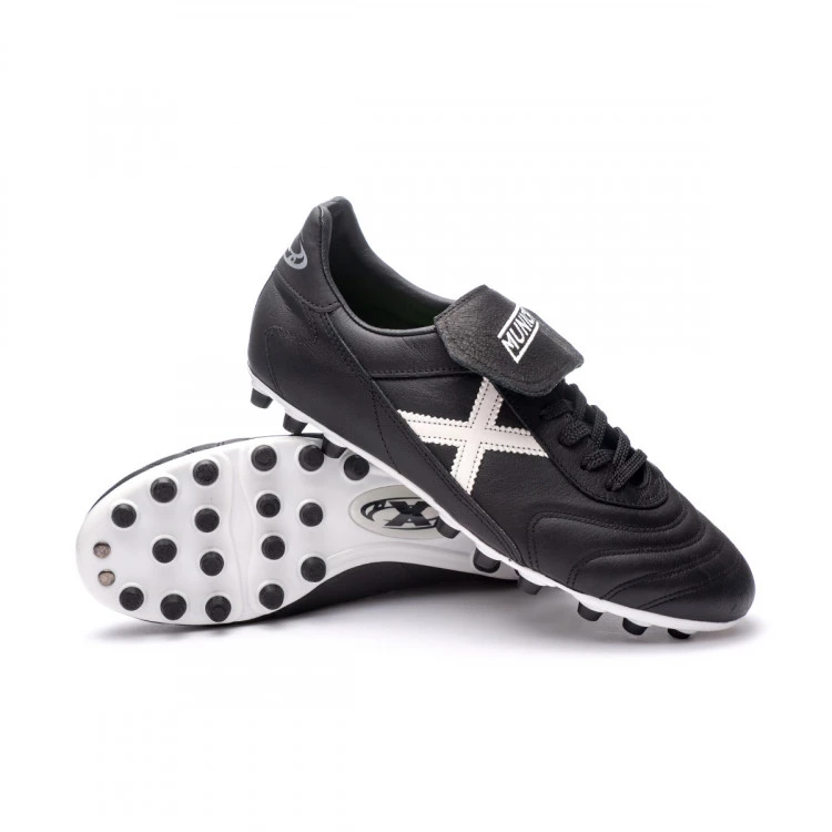 Football Boots Munich Mundial AG Black Futbol Emotion