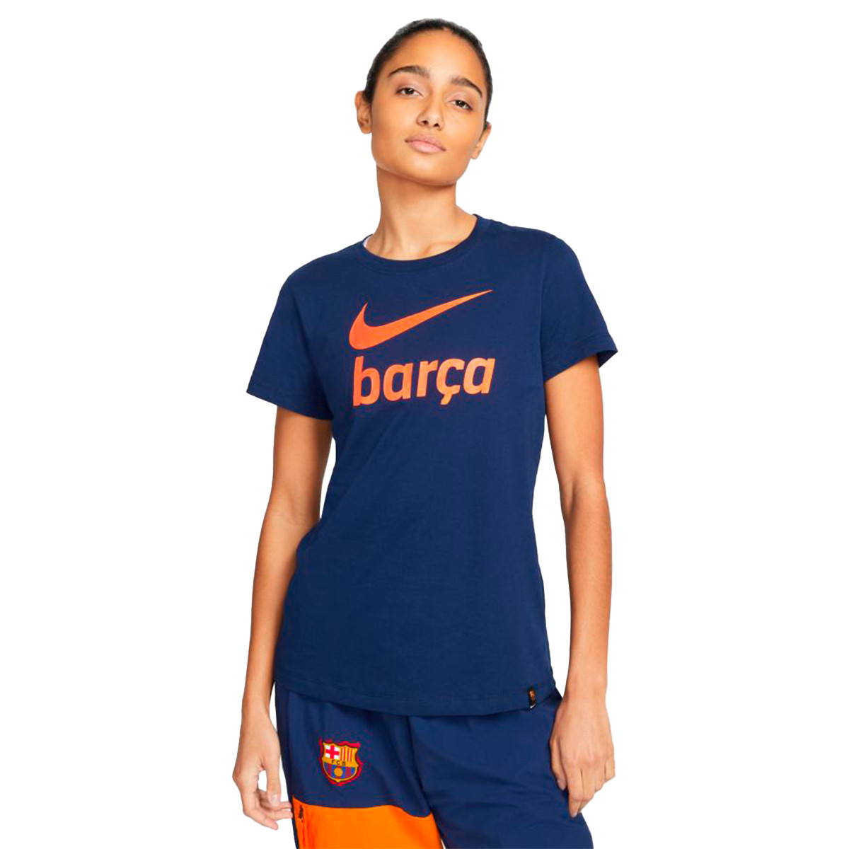 Adentro Buena voluntad operación Camiseta Nike FC Barcelona Fanswear 2021-2022 Mujer Blue Void - Fútbol  Emotion