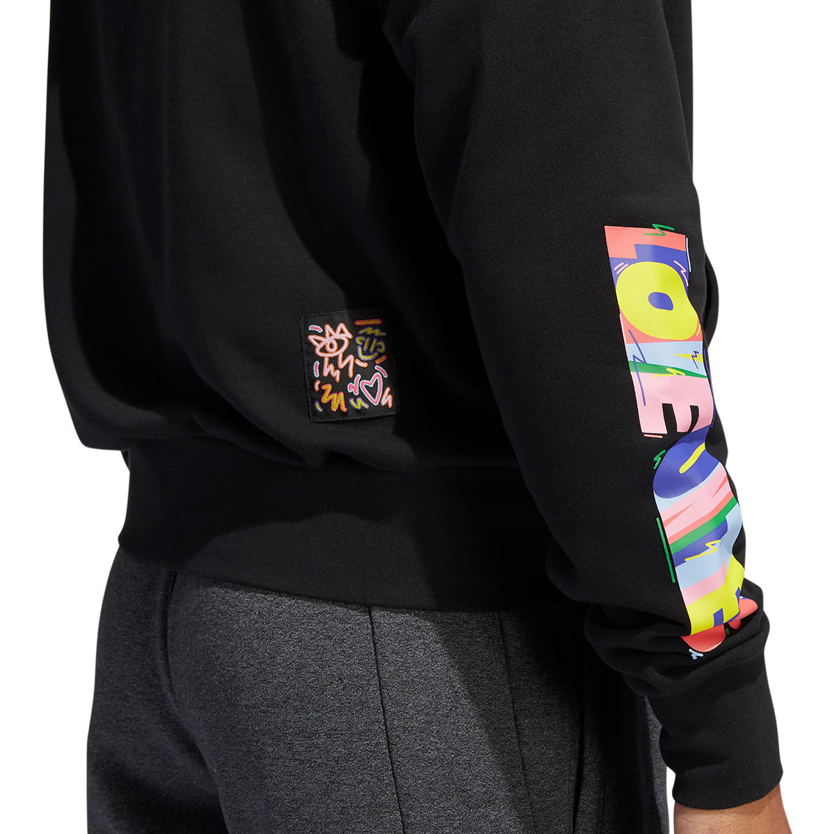 Sweatshirt adidas Pride Hoodie Black - Fútbol Emotion