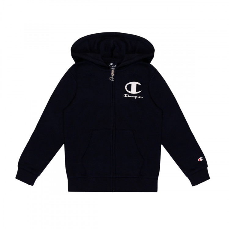 Jacket Champion Kids Full Zip Black - Fútbol Emotion