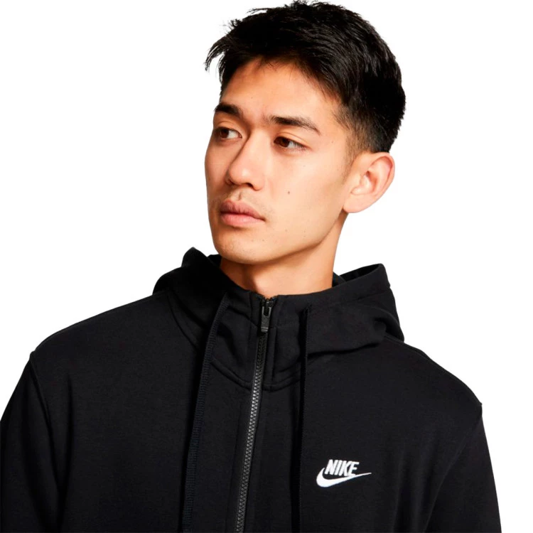 sudadera-nike-nsw-club-hoodie-full-zip-ft-black-black-white-2