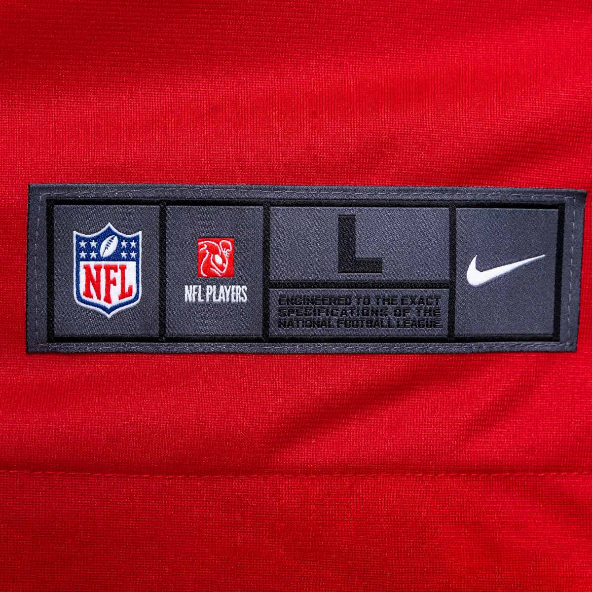 Tampa Bay Buccaneers Nike Game Team Colour Jersey Gym Red