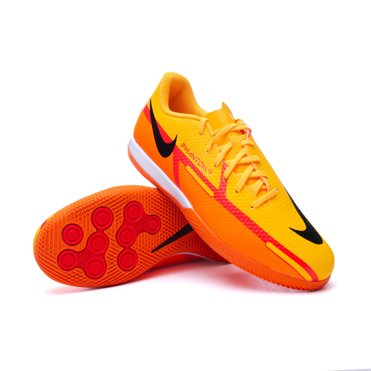 Zapatilla de sala Nike Phantom Academy IC Niño Laser Orange-Black-Total Orange - Fútbol