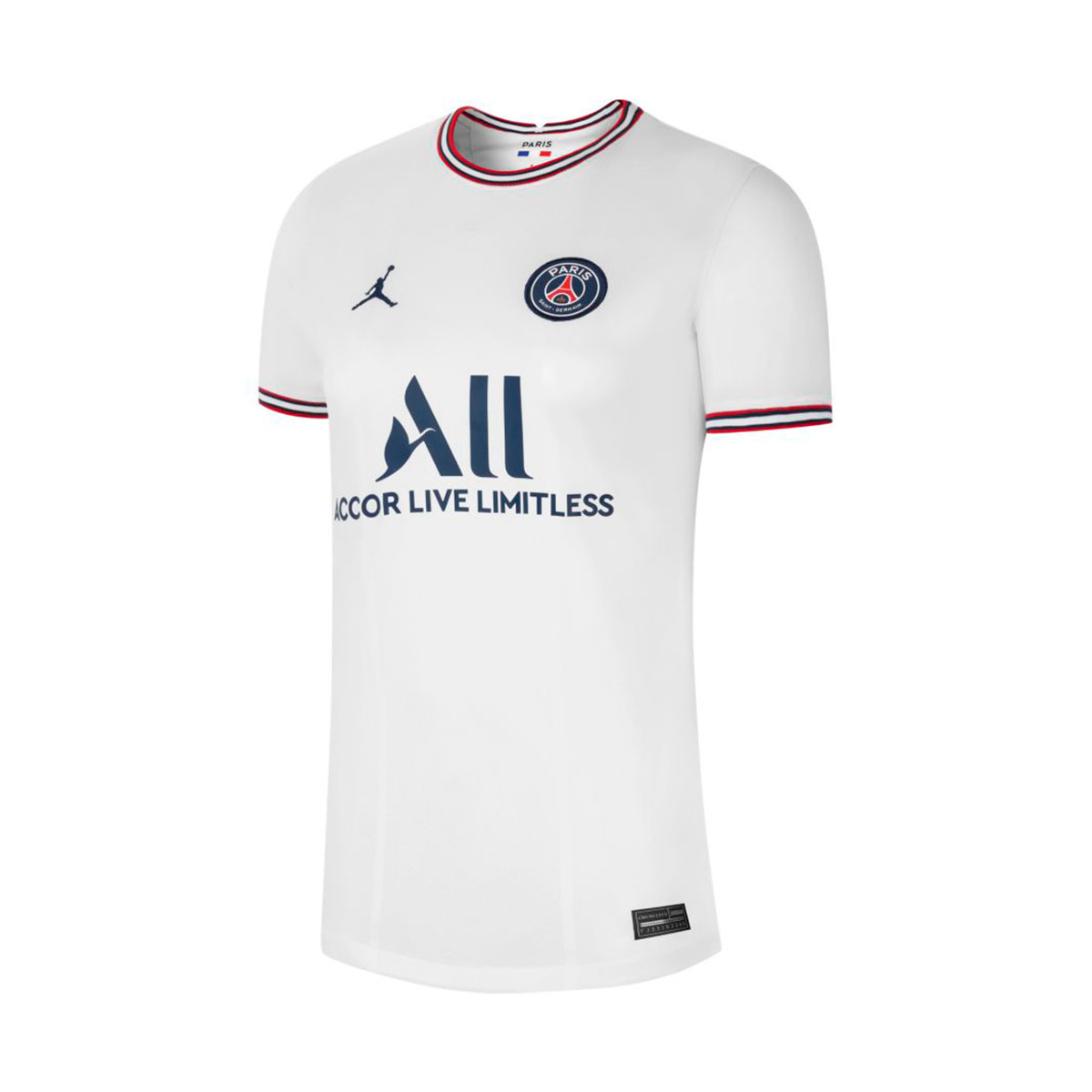 Camiseta Nike Paris Saint-Germain FC Cuarta Stadium 2021-2022 White-Midnight - Fútbol Emotion