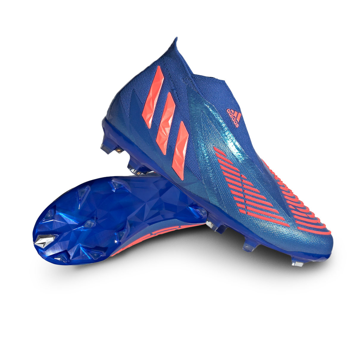 Football Boots adidas Kids Predator Edge + FG Blue-White-Turbo - Fútbol  Emotion