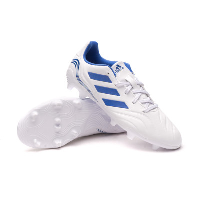 Intuición subtítulo Silla Zapatos de fútbol adidas Copa Sense .3 FG Niño White-Blue - Fútbol Emotion