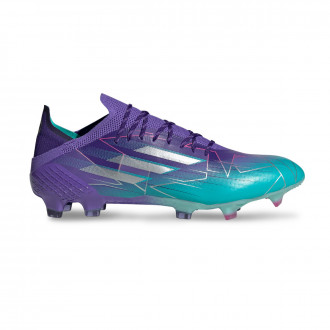 purple football boots