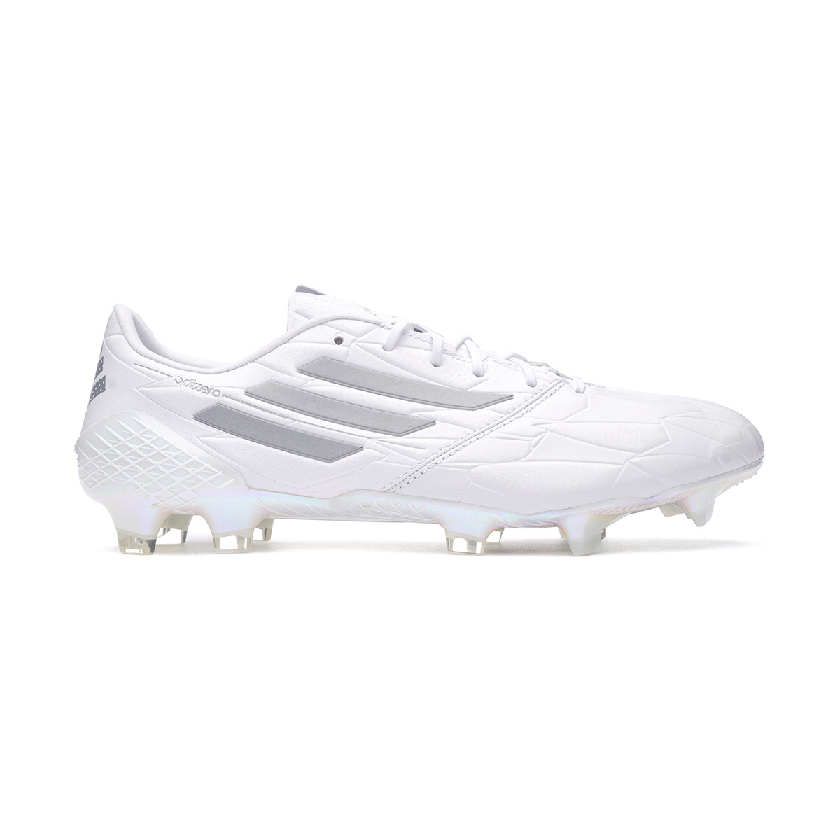 Bota de fútbol adidas Adizero IV LEA FG White-Silver - Fútbol Emotion