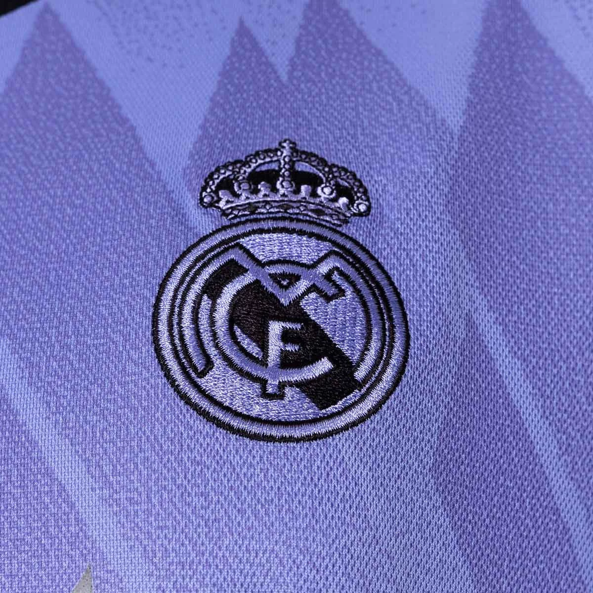 Camiseta adidas 2a Real Madrid niño 2022 2023 púrpura