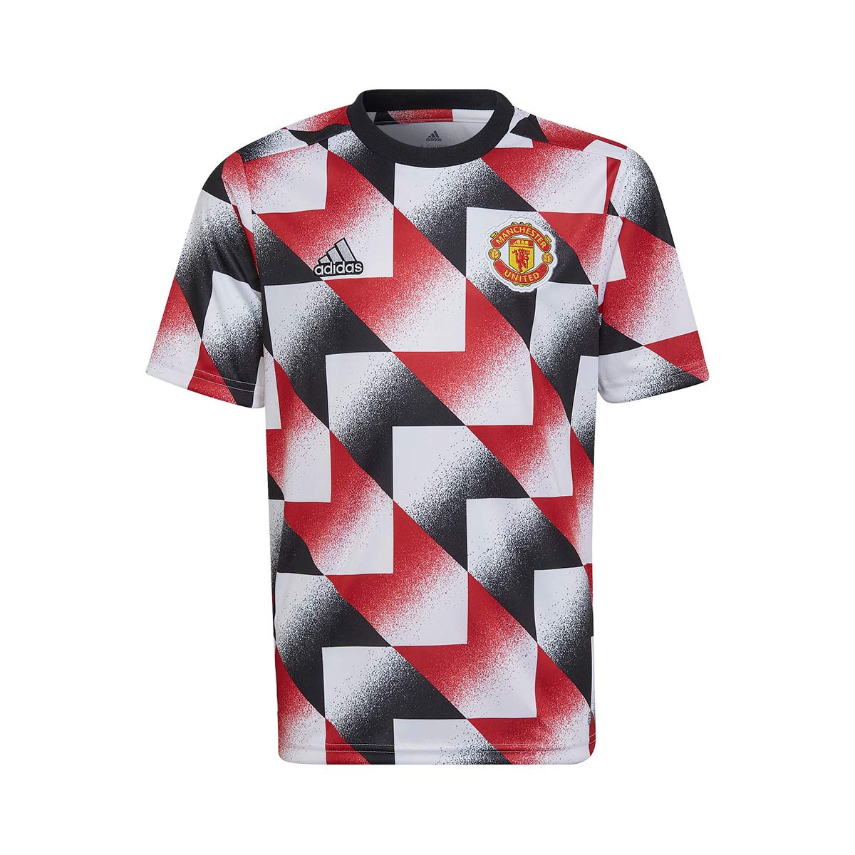 tiburón Aclarar Plano Camiseta adidas Manchester United FC Pre-Match 2022-2023 Niño White-Real  Red-Black - Fútbol Emotion