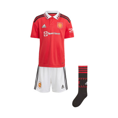 Seguro Proverbio presente Conjunto adidas Manchester United FC Primera Equipación 2022-2023 Niño Real  Red-White - Fútbol Emotion