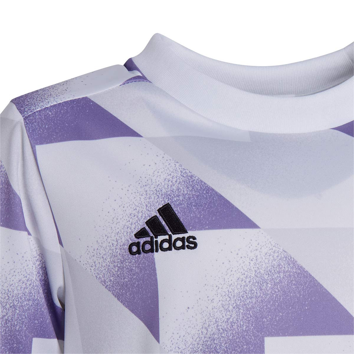 Adidas Real Madrid Pre-Match Jersey - White/Grey/Lilac - Size S