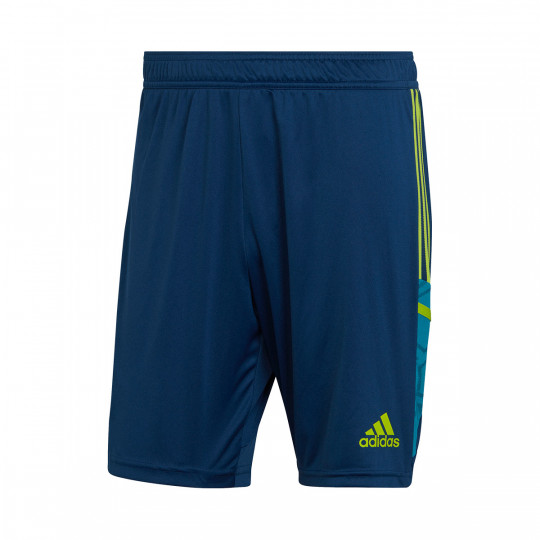 adidas blue football shorts