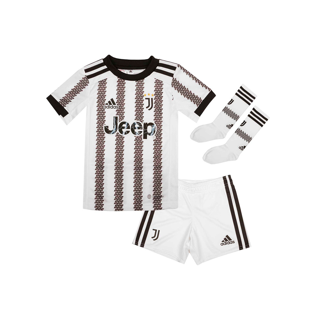 Glad schuld Tijdreeksen Kit adidas Kids Juventus FC Home Jersey 2022-2023 White-Black - Fútbol  Emotion