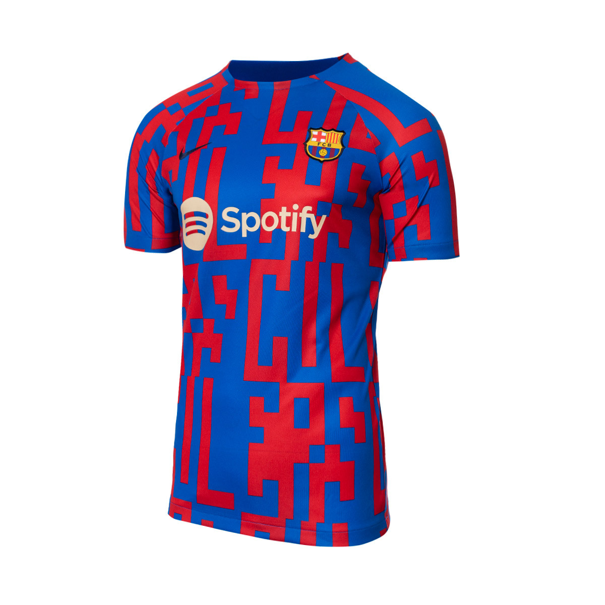 Maillot Nike FC Barcelona PreMatch 20222023 Signal BlueObsidianUniversity Rouge Fútbol Emotion
