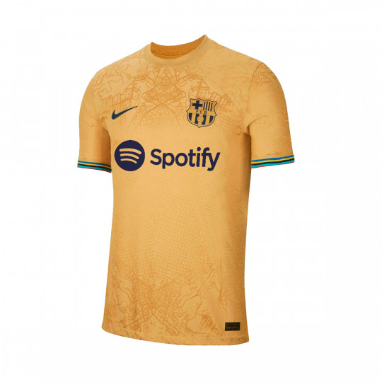 Intrusión intelectual Subvención Camiseta Nike FC Barcelona Segunda Equipación Match 2022-2023 Club Gold -  Fútbol Emotion