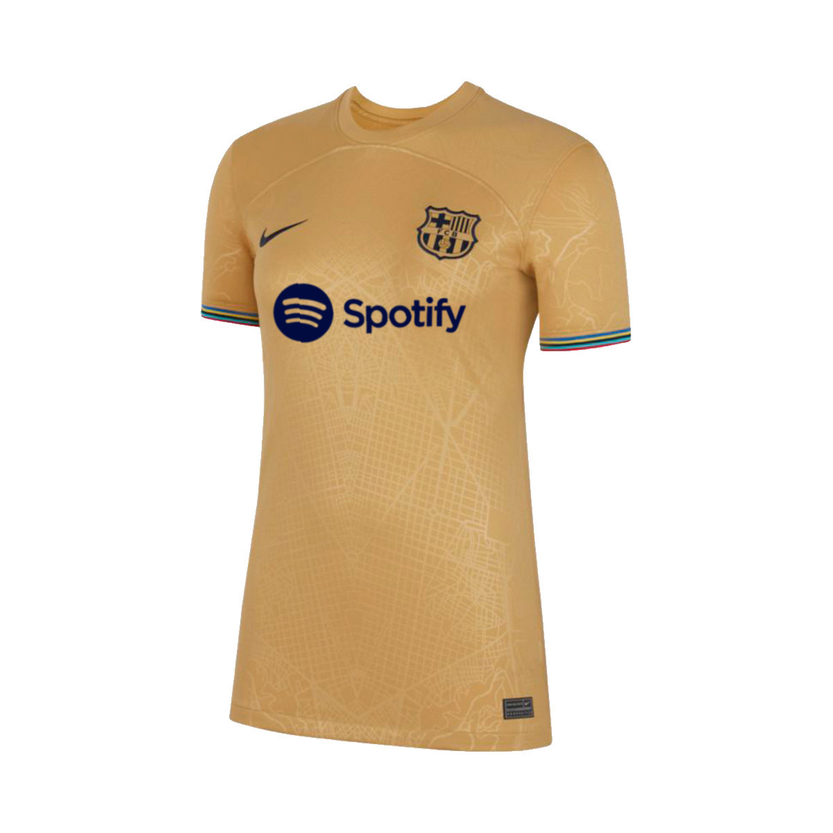 Camiseta Nike FC Barcelona Equipación Stadium 2022-2023 Mujer Club Gold - Fútbol Emotion