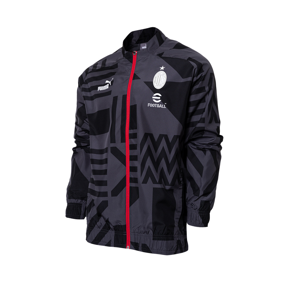 AC Milan 2023/24 Men's Pre-Match Woven Anthem Jacket – Ital Sport