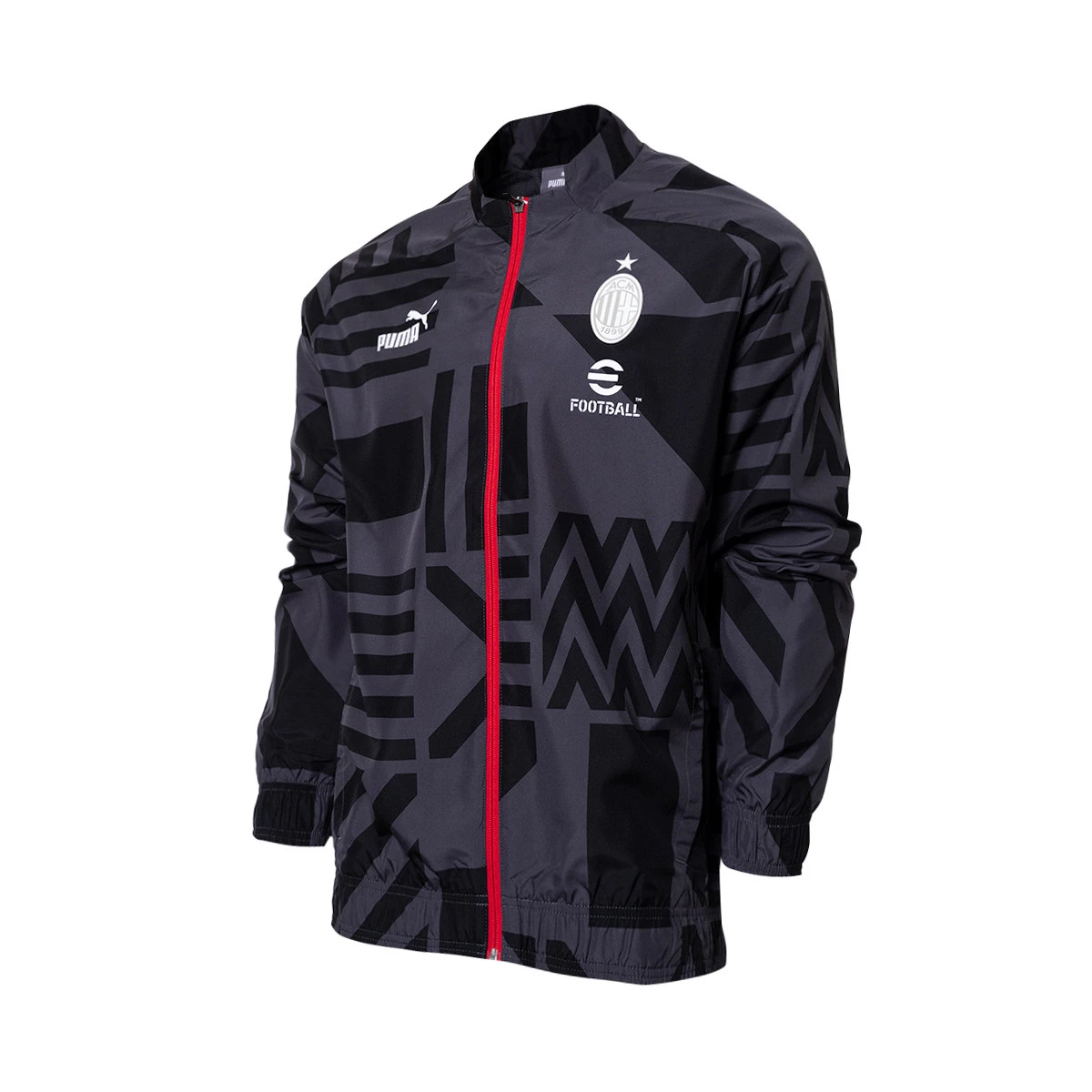 Felpa Puma AC Milan Training 2022-2023 Bambino Black-Asphalt - Fútbol  Emotion