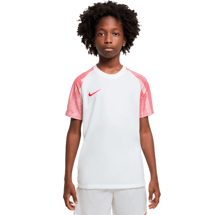 Nike - Koszulka Dri-Fit Academy m/c Niño, Unisex, Biały-Uniwersytet Czerwony, L