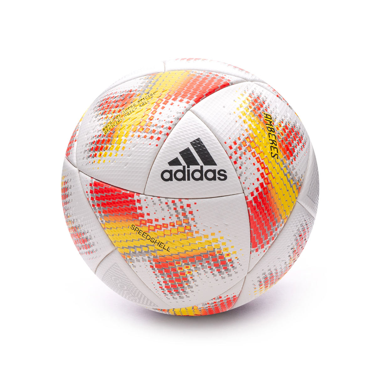 lanzador auge Prominente Balón adidas FEF Pro White-Solar Red-Screaming Orange-Clear Grey - Fútbol  Emotion