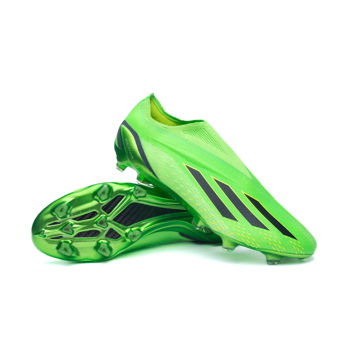 Bota de fútbol adidas X Speedportal + FG Solar Green-Black-Solar Yellow - Fútbol