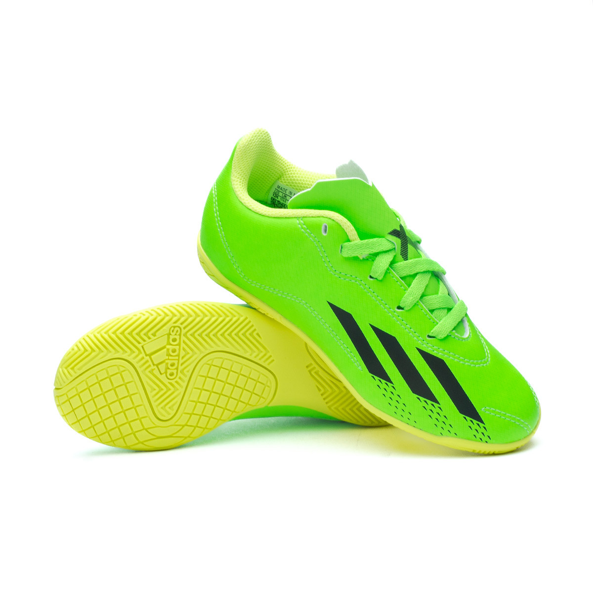 Lamer Visión Juramento Zapatilla de Fútbol sala adidas X Speedportal .4 IN Sala Niño Solar  Green-Solar Red-Solar Yellow - Fútbol Emotion