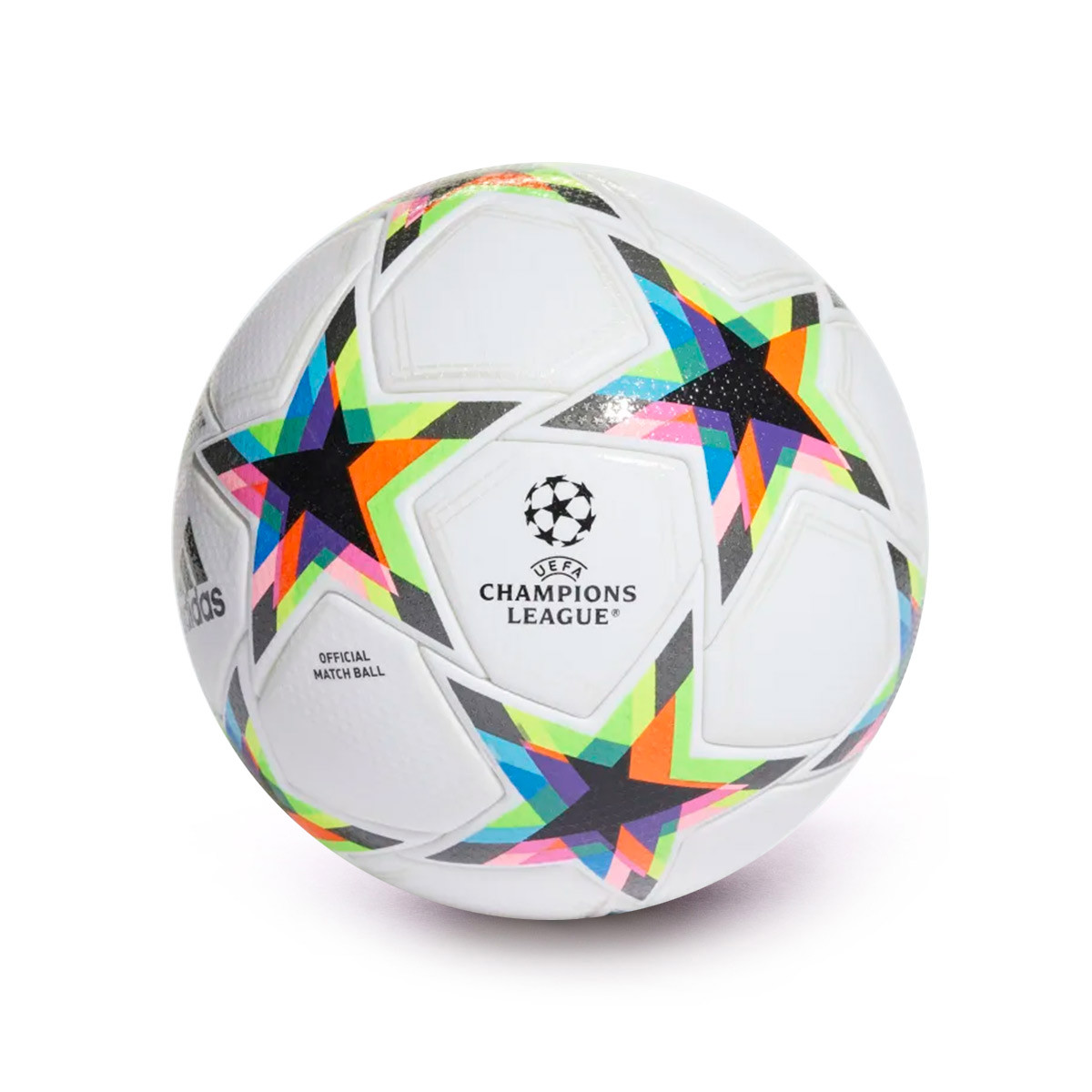 Ball adidas UEFA Champions League Pro WhiteSilver MetallicBright Cyan