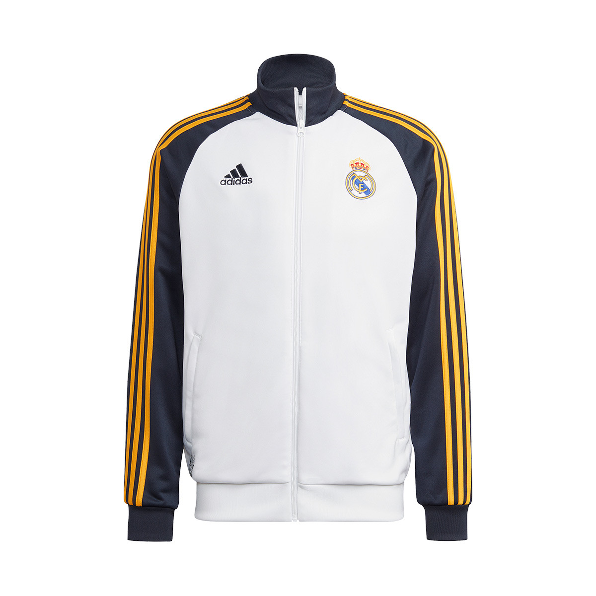 aniversario grueso Recreación Chaqueta adidas Real Madrid CF Fanswear 2022-2023 White-Night Navy - Fútbol  Emotion