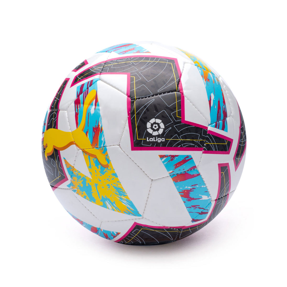 demandante Hundimiento globo Balón Puma LaLiga 1 Orbita Hybrid 2022-2023 White-Beetroot Purple-Blue  Atoll - Fútbol Emotion