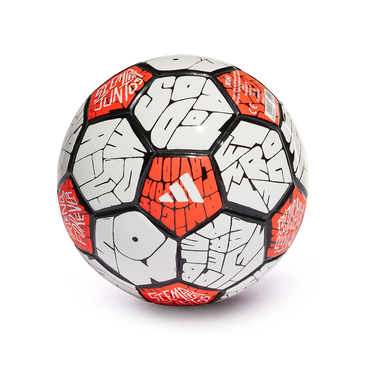 comprar pistola Acechar Balón adidas Mini Messi White-Black-Solar Red - Fútbol Emotion