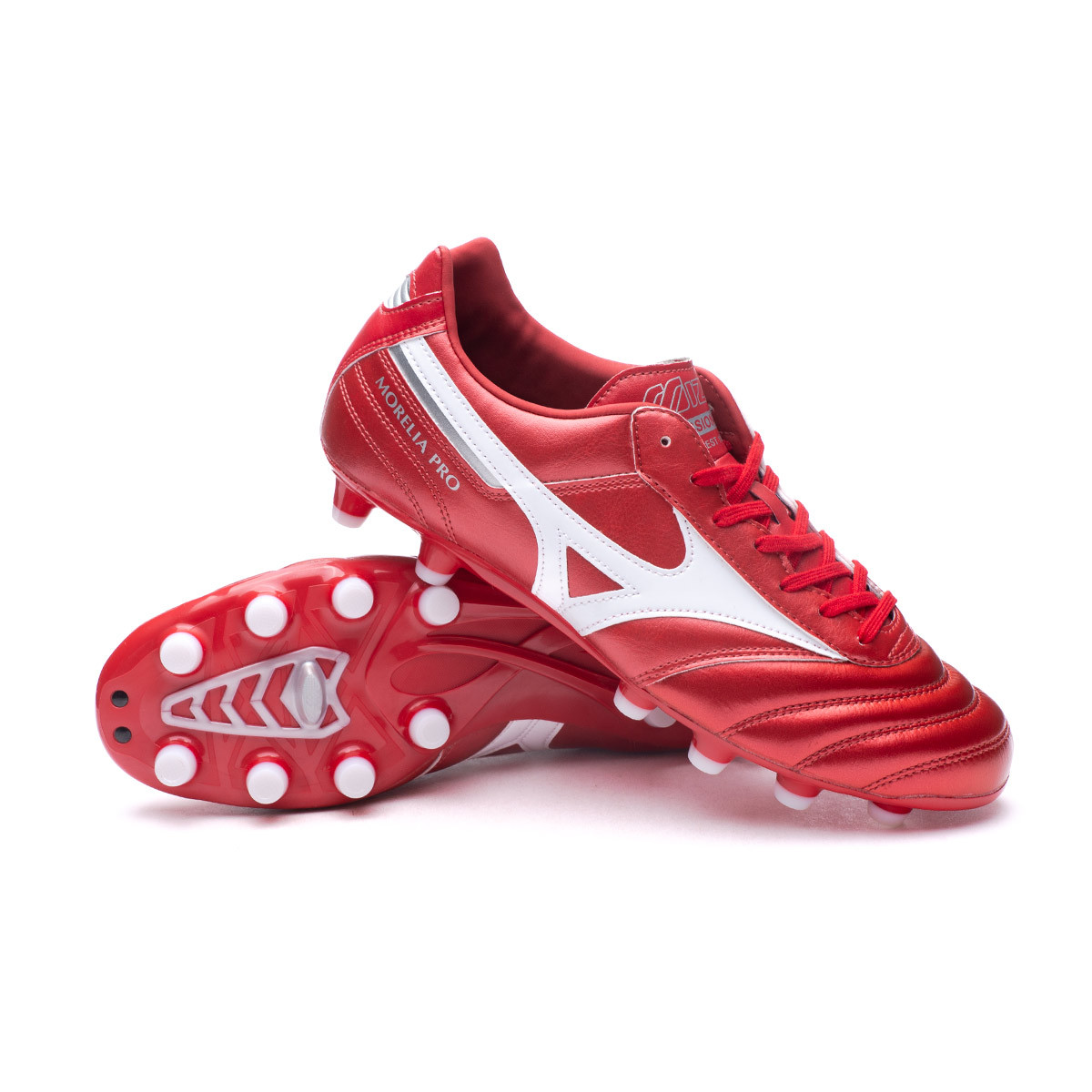 Joseph Banks pirámide Facturable Zapatos de fútbol Mizuno Morelia II Pro FG High Risk Red - Fútbol Emotion