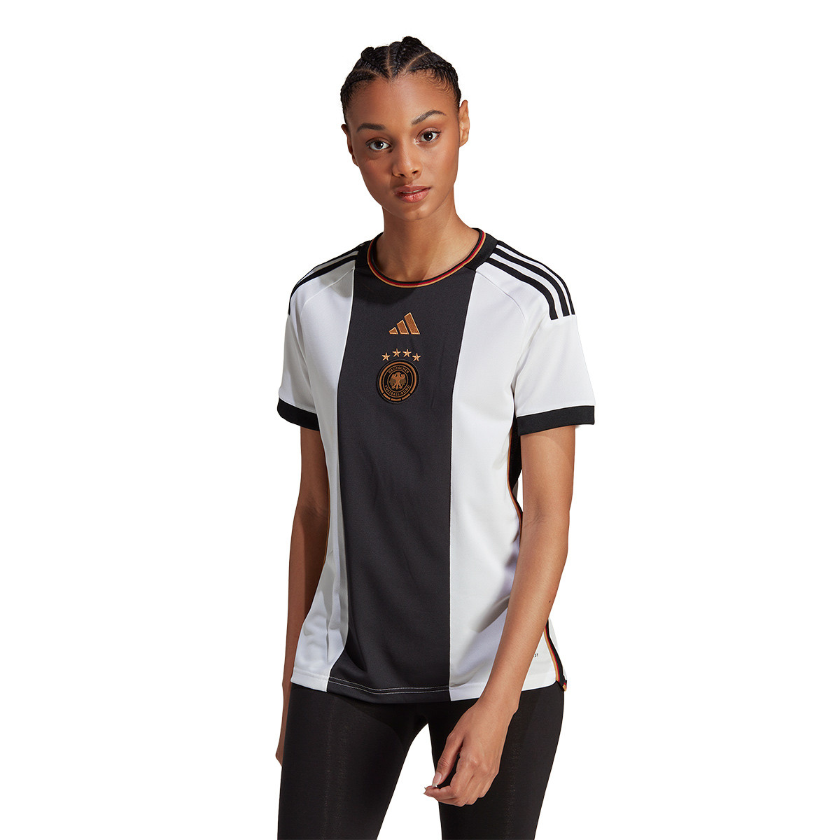 perdonar Derechos de autor antecedentes Camiseta adidas Alemania Primera Equipación Mundial Qatar 2022 Mujer White  - Fútbol Emotion