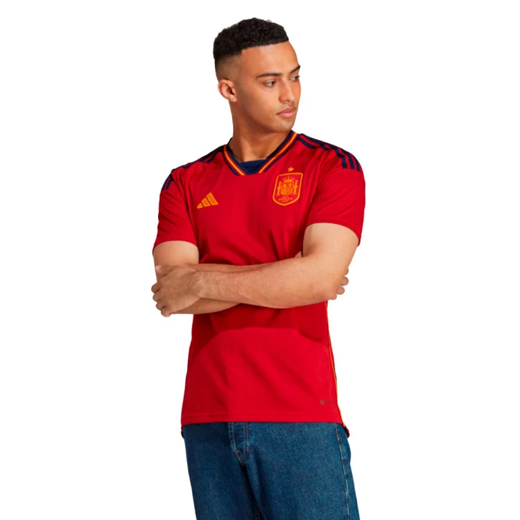 camiseta-adidas-espana-primera-equipacion-world-cup-2022-power-red-navy-blue-2