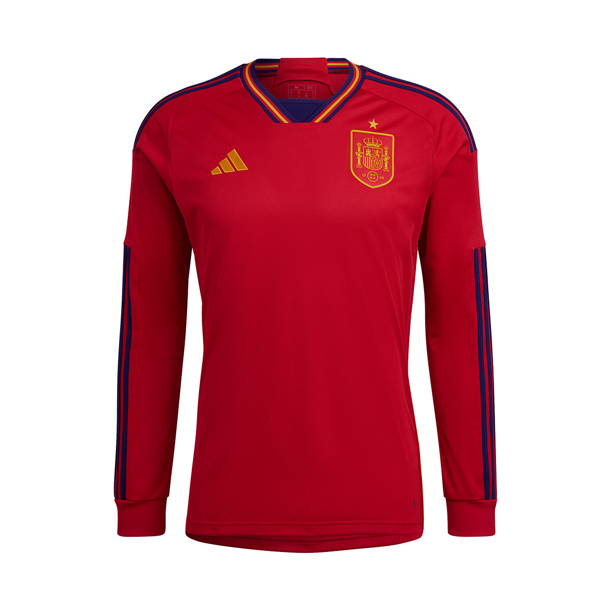 ruido marrón silencio Camiseta adidas España Primera Equipación m/l Mundial Qatar 2022 Power  Red-Navy Blue - Fútbol Emotion