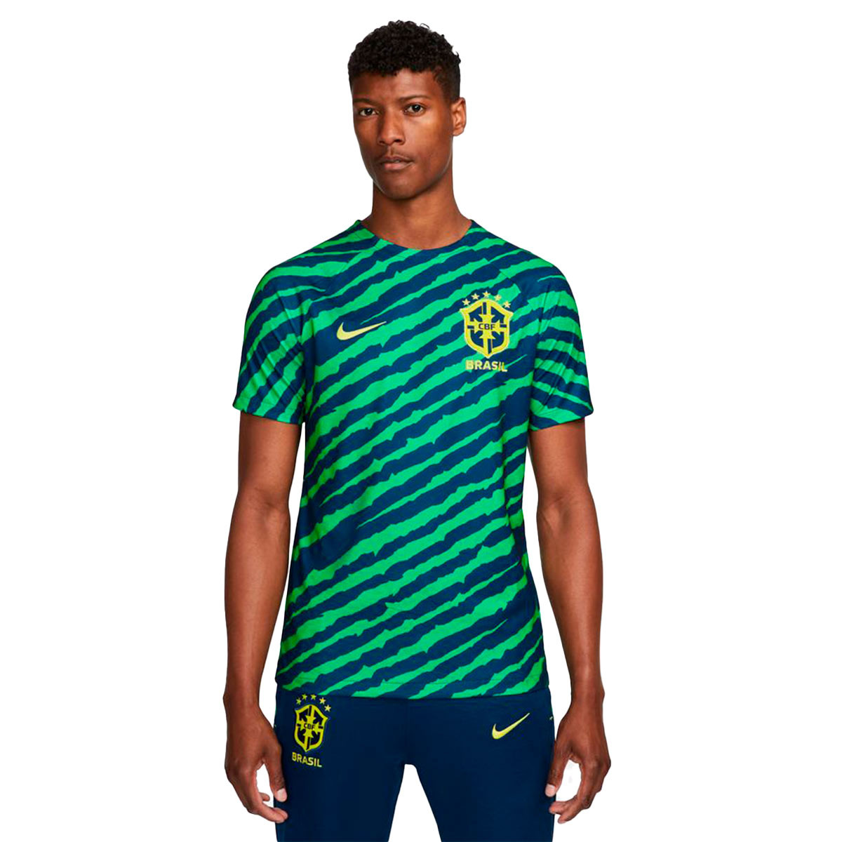 el último constructor carbón Camiseta Nike Brasil Pre-Match Mundial Qatar 2022 Coastal Blue-Coastal Blue  - Fútbol Emotion