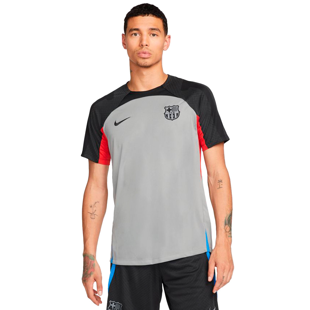 Camiseta FC Barcelona 2022-2023 Dark Steel Grey-Black - Fútbol