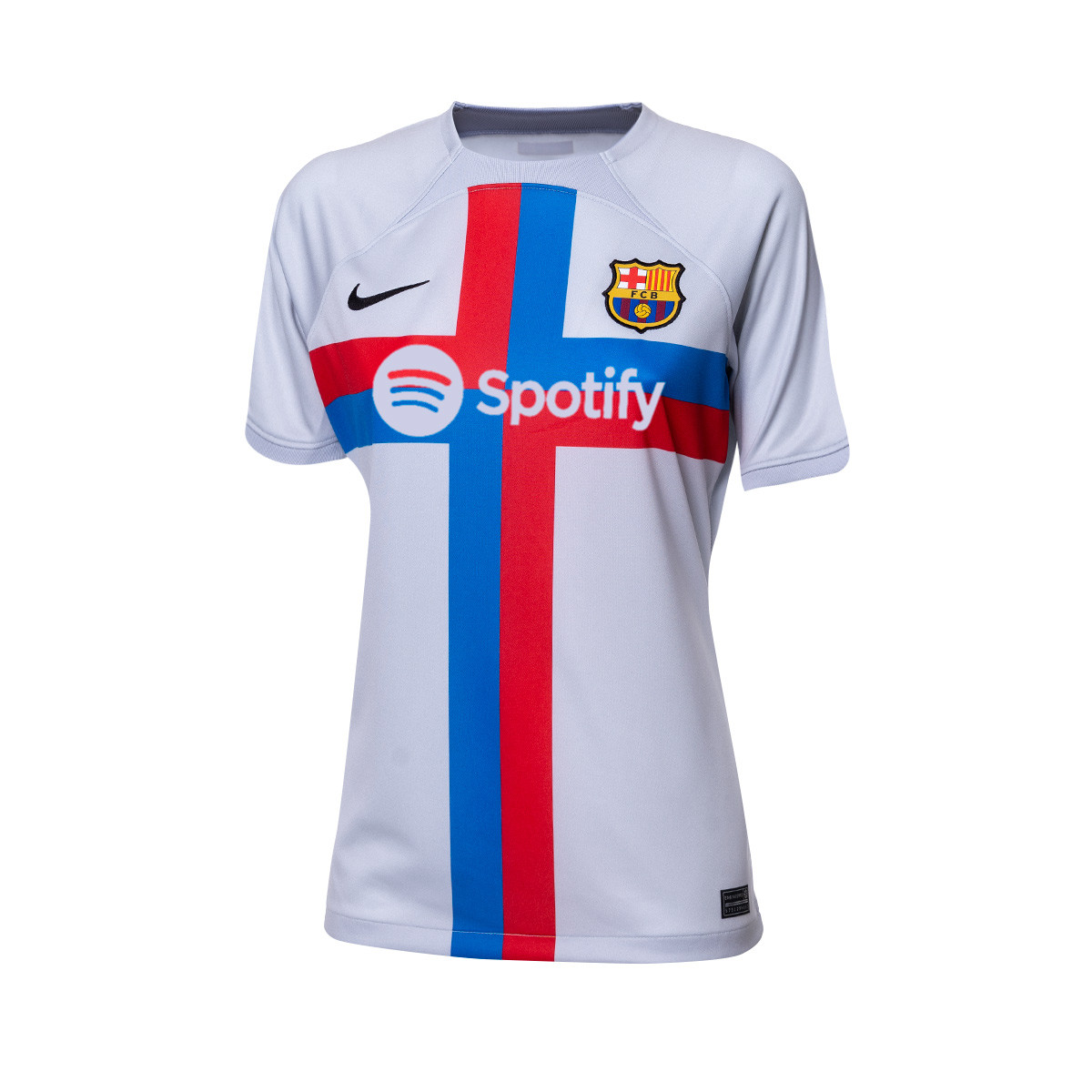 Camiseta Nike FC Barcelona Tercera 2022-2023 Mujer Sky Grey Fútbol Emotion