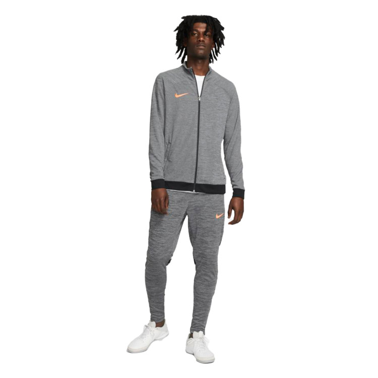 Grey and orange nike cheap tribute tracksuit