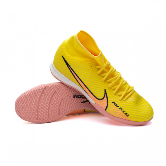 Zapatilla de Fútbol sala Nike Air Zoom Mercurial Superfly 9 Academy IC Yellow Strike-Sunset Glow-Coconut - Fútbol Emotion